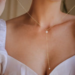 Load image into Gallery viewer, CLEARANCE Viva Pearl Lariat Necklaces
