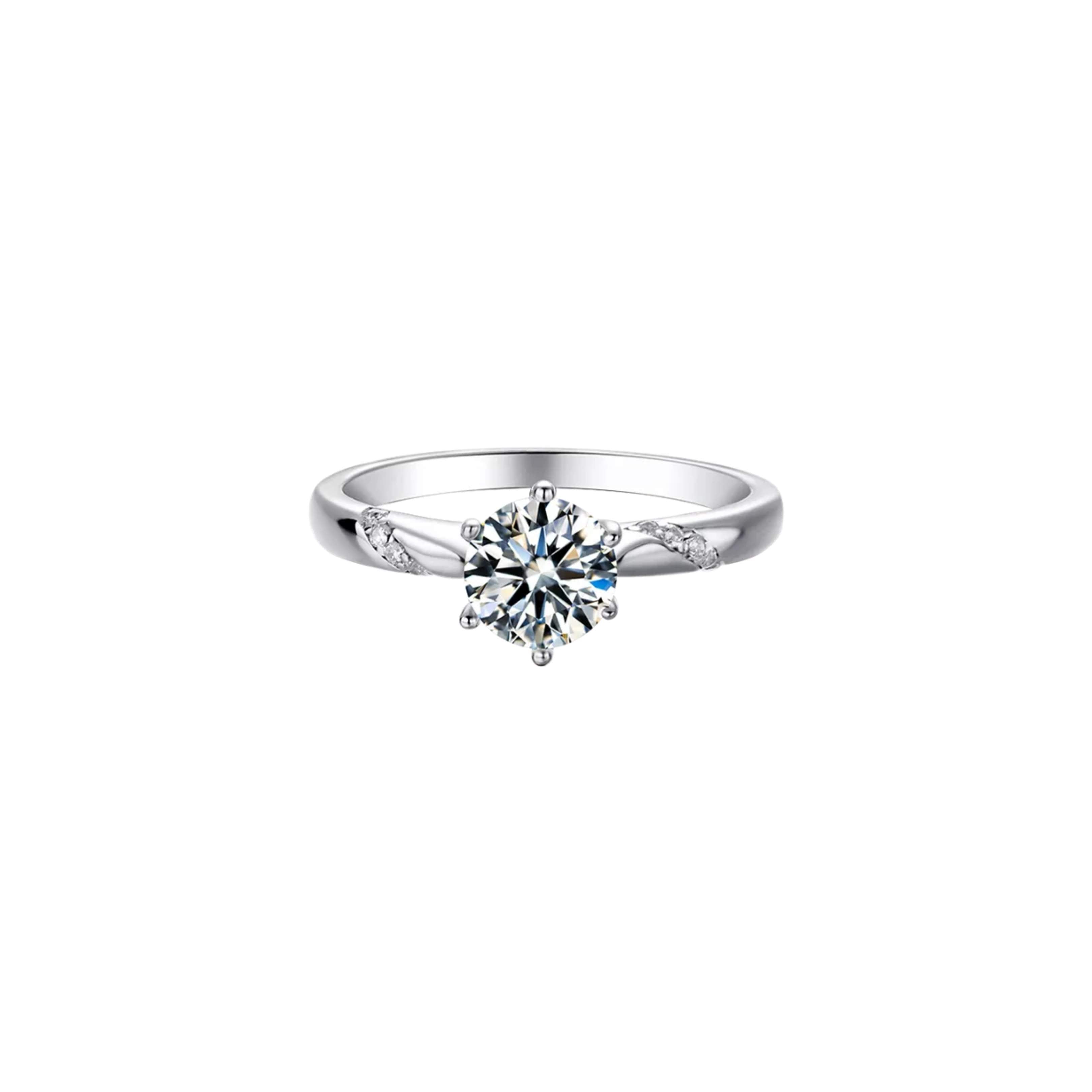 Simone 1ct. Moissanite Engagement Ring