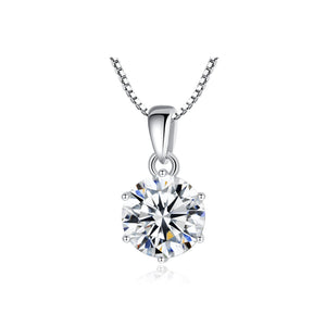 1ct. Moissanite Pendant Necklace