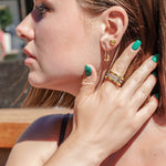 Load image into Gallery viewer, Tribeca Luxe 2 Tones Statement Ring
