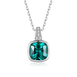 Load image into Gallery viewer, Sterling Silver Simulated Emerald
