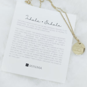 Inhale Exhale Necklace