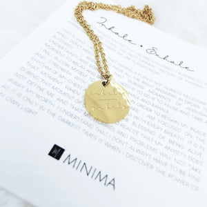 Inhale Exhale Necklace