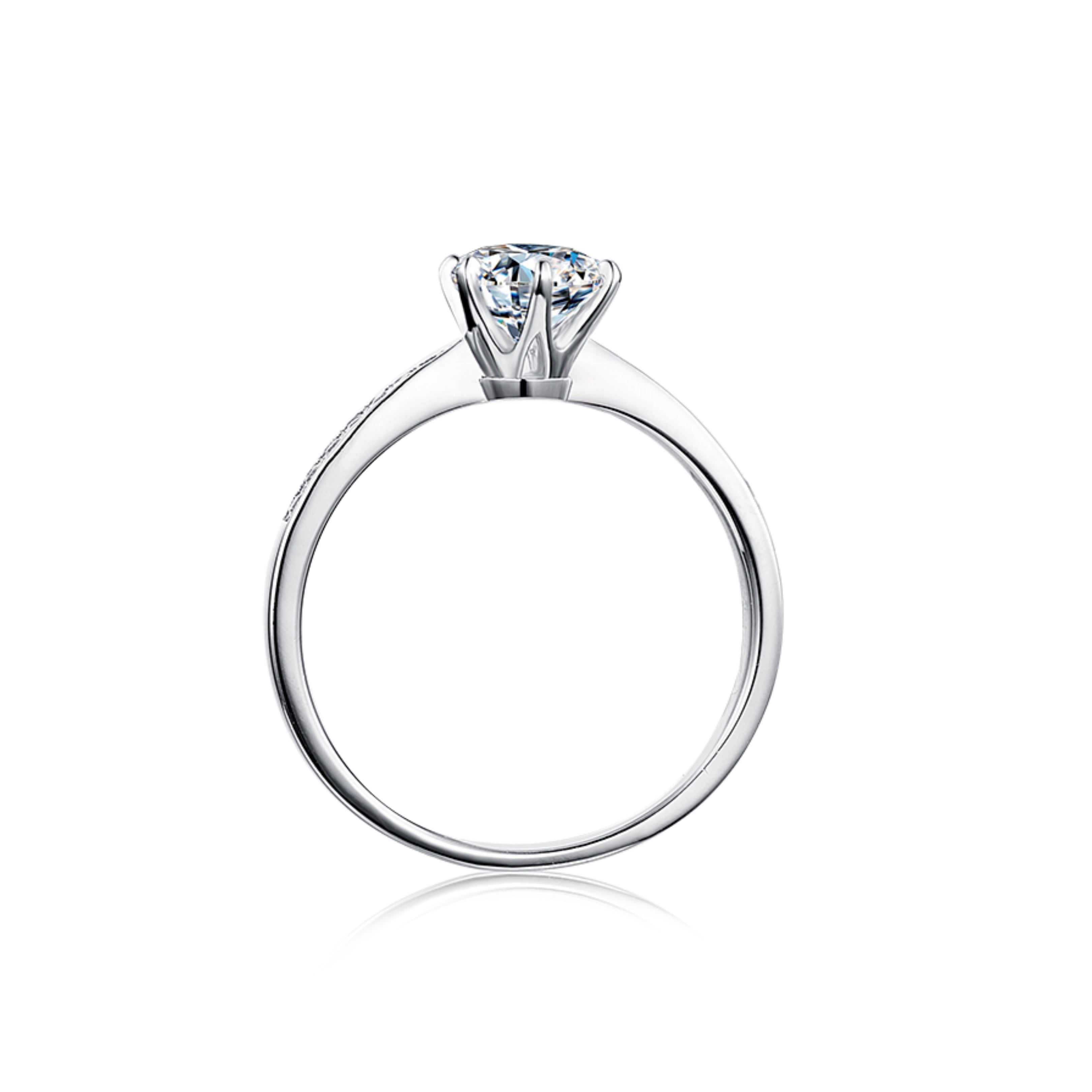 1.5ct. Moissanite Engagement Ring