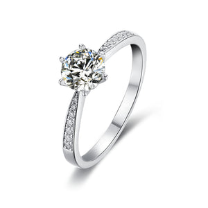 1.5ct. Moissanite Engagement Ring